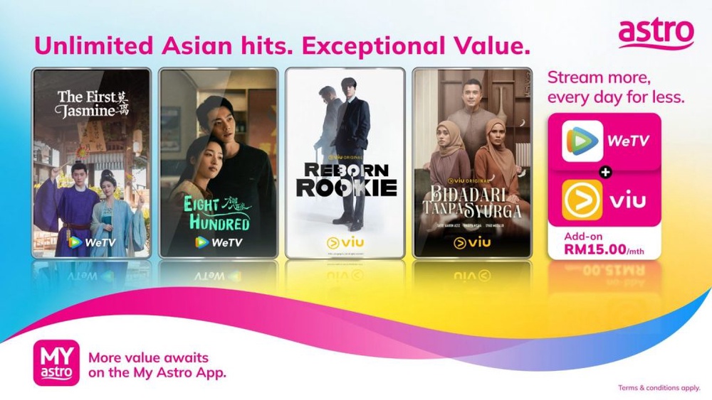 Image from: Astro perkenal pakej penstriman baharu Disney+, Prime Video & Viu dari RM15/bulan