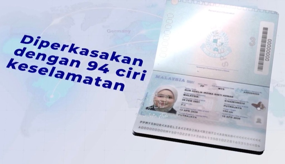 Image from: Pasport Malaysia baharu dengan tempoh sah laku 10 tahun akan tersedia bermula 1 Julai