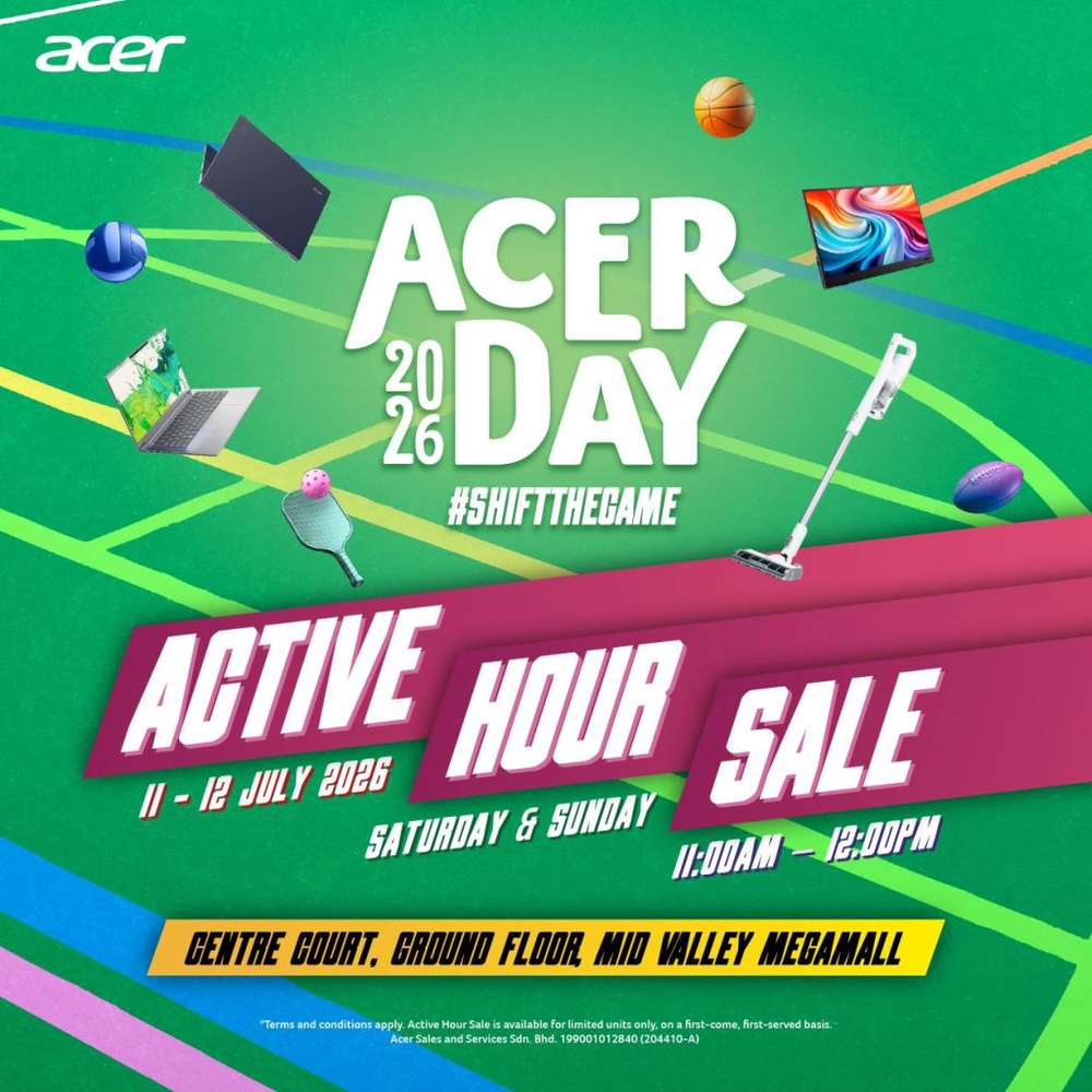 Image from: Acer Day 2026: Diskaun laptop sehingga RM2,000, kerusi gaming Nitro hanya RM99