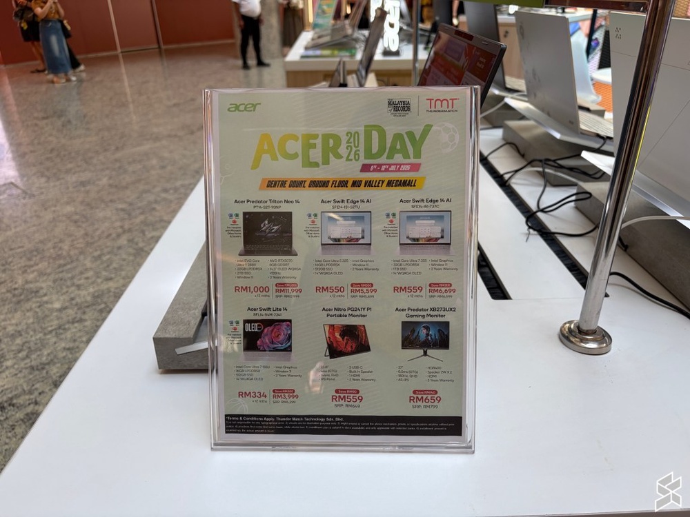 Image from: Acer Day 2026: Diskaun laptop sehingga RM2,000, kerusi gaming Nitro hanya RM99