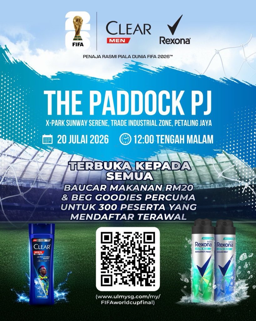 Image from: Nak layan final Piala Dunia FIFA 2026 beramai-ramai? Ini lokasi tayangan skrin besar percuma sekitar KL & Selangor