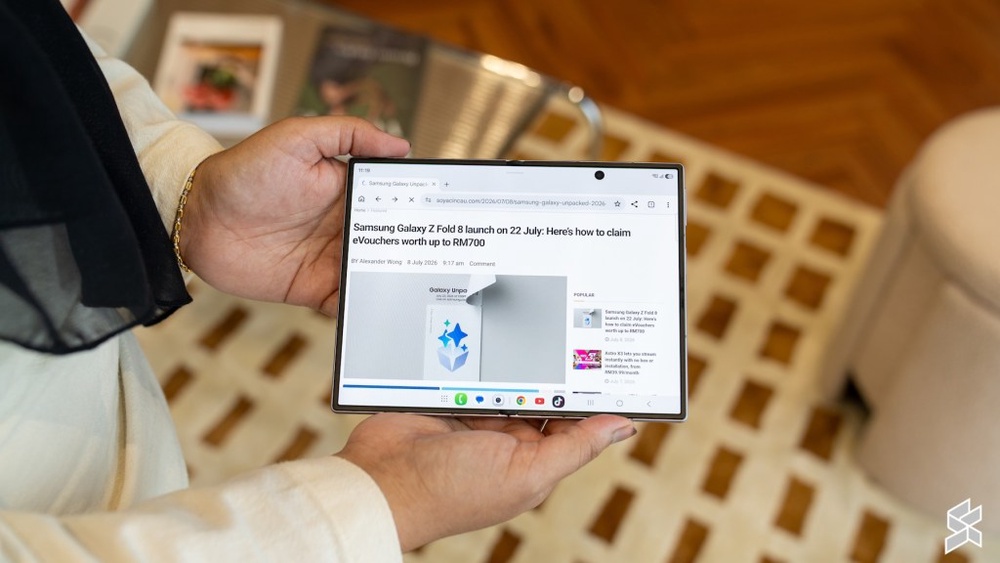 Image from: Samsung Galaxy Z Fold 8 & Ultra dilancar: Bateri 5,000mAh, nipis 4.1mm, dijana Snapdragon 8 Elite Gen 5