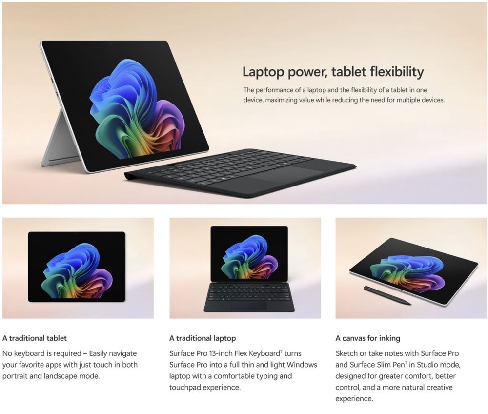 Image from: Microsoft Surface Pro 12 & Surface Laptop 8 dikuasakan Snapdragon X2 kini rasmi, dari RM6,999