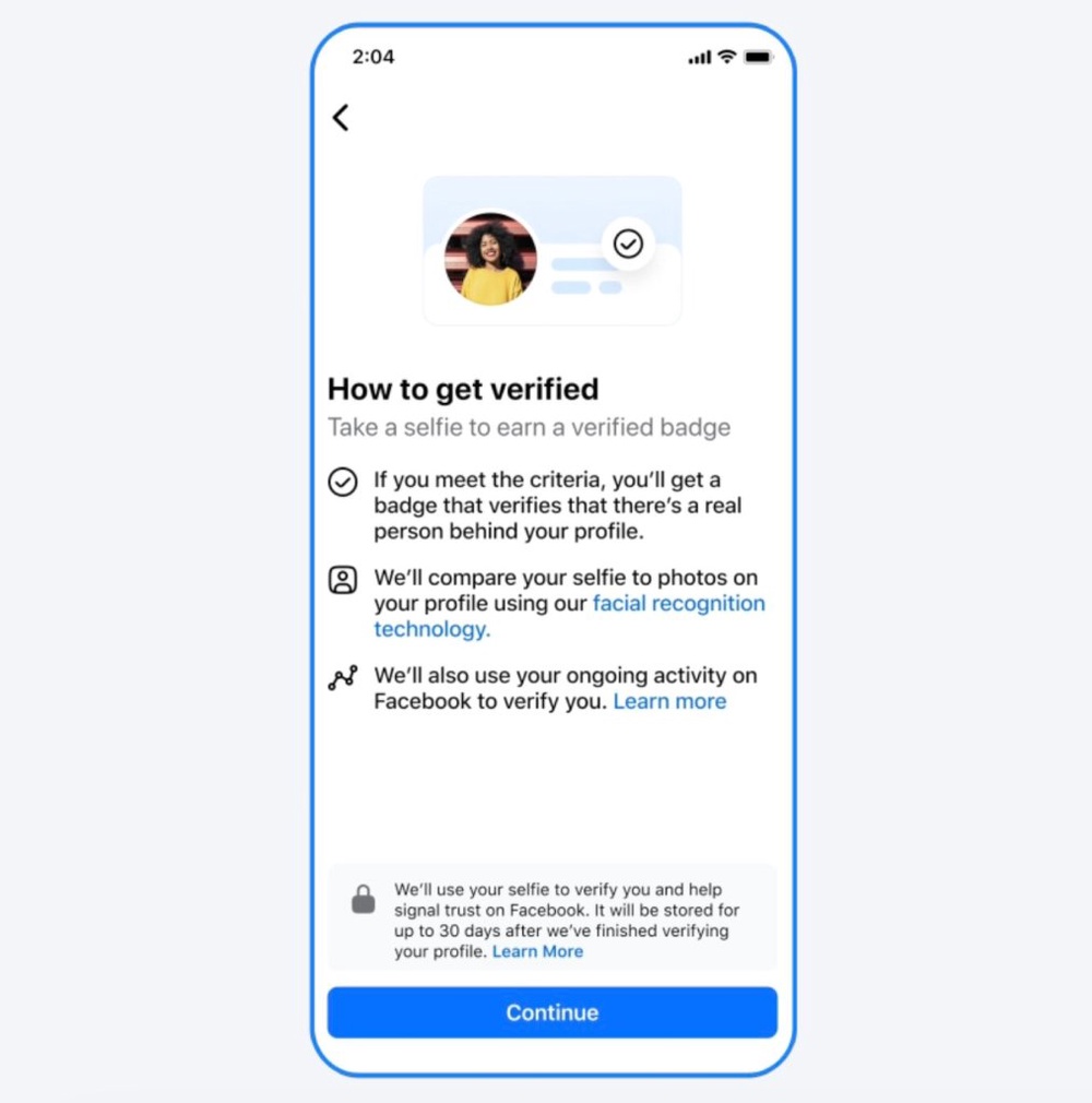 Image from: Facebook Verified: Ini perkara anda perlu tahu tentang lencana percuma baru Meta