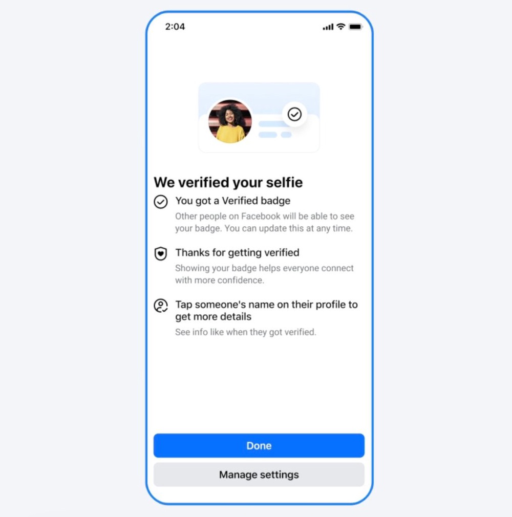 Image from: Facebook Verified: Ini perkara anda perlu tahu tentang lencana percuma baru Meta