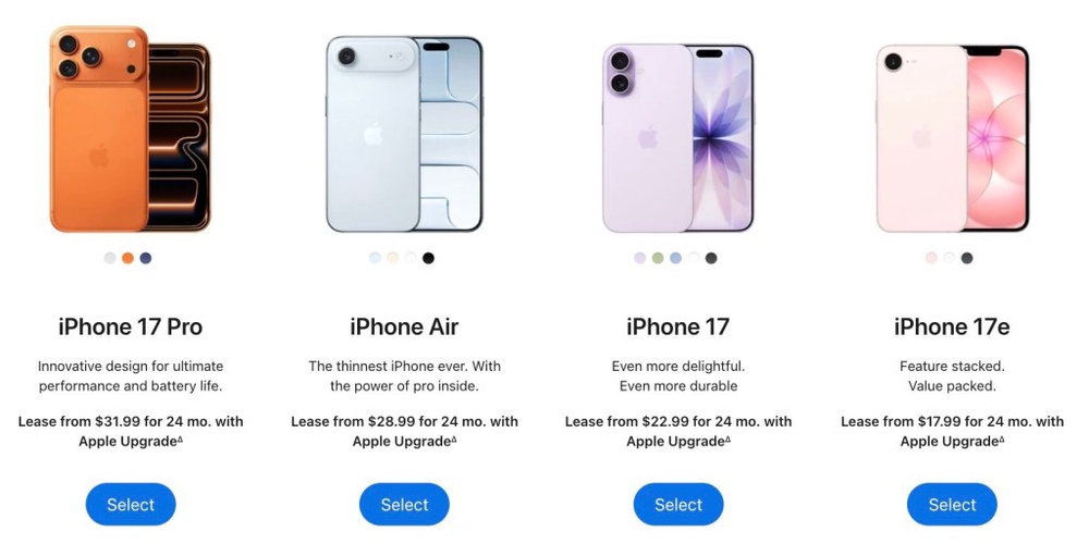 Image from: Apple Upgrade: Kini boleh pajak iPhone, Mac dan iPad dengan bayaran dari USD11.99/bulan
