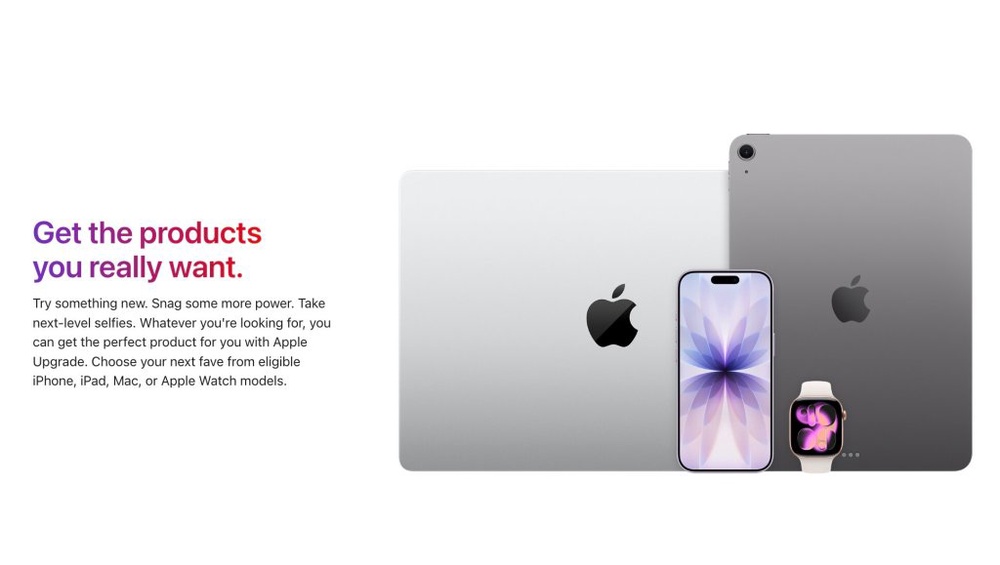 Image from: Apple Upgrade: Kini boleh pajak iPhone, Mac dan iPad dengan bayaran dari USD11.99/bulan