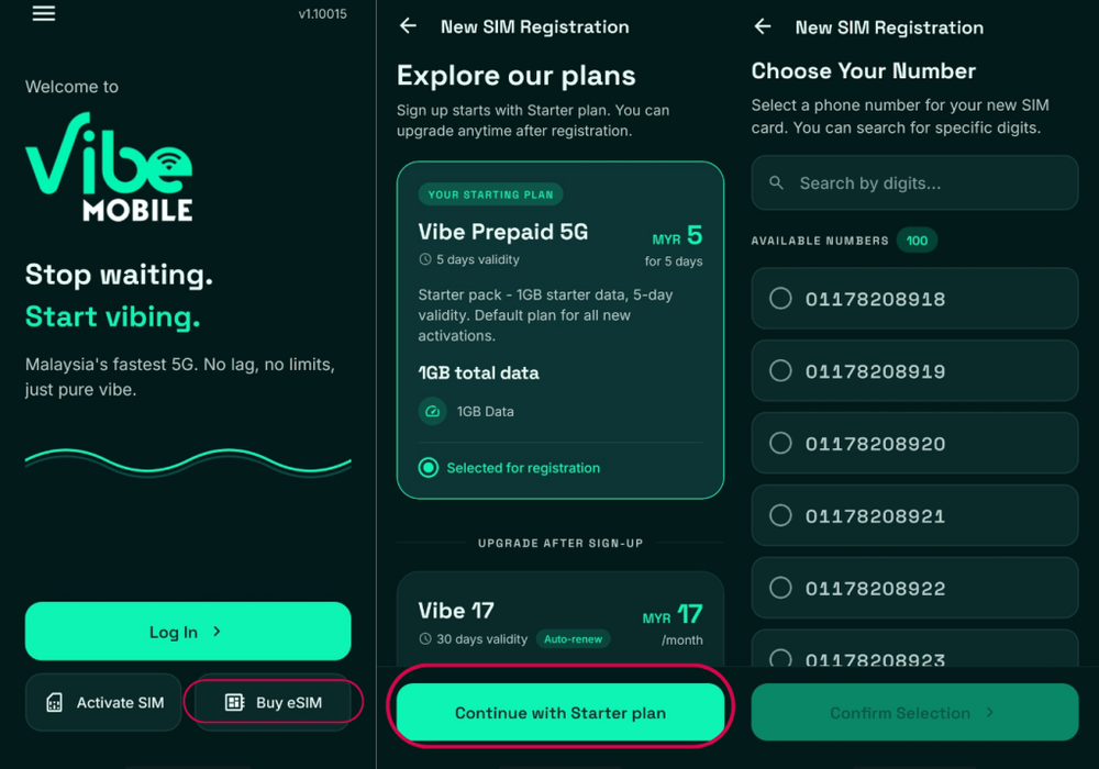 Image from: Vibe Mobile tampil pelan prabayar dari RM17/bulan, dikuasai rangkaian Ultra 5G U Mobile