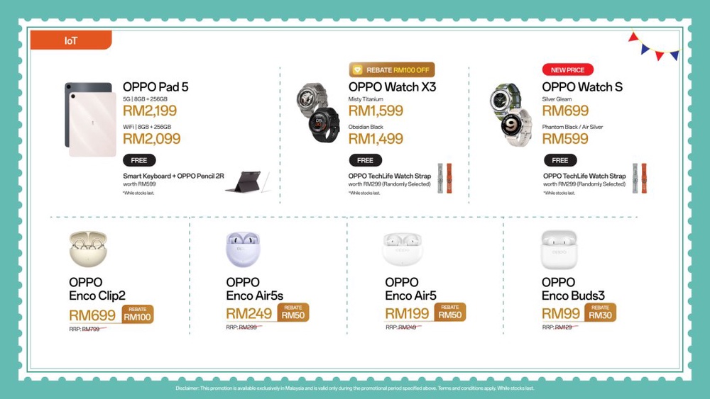 Image from: Oppo beri rebat promosi sehingga RM300 sempena Hari Kebangsaan