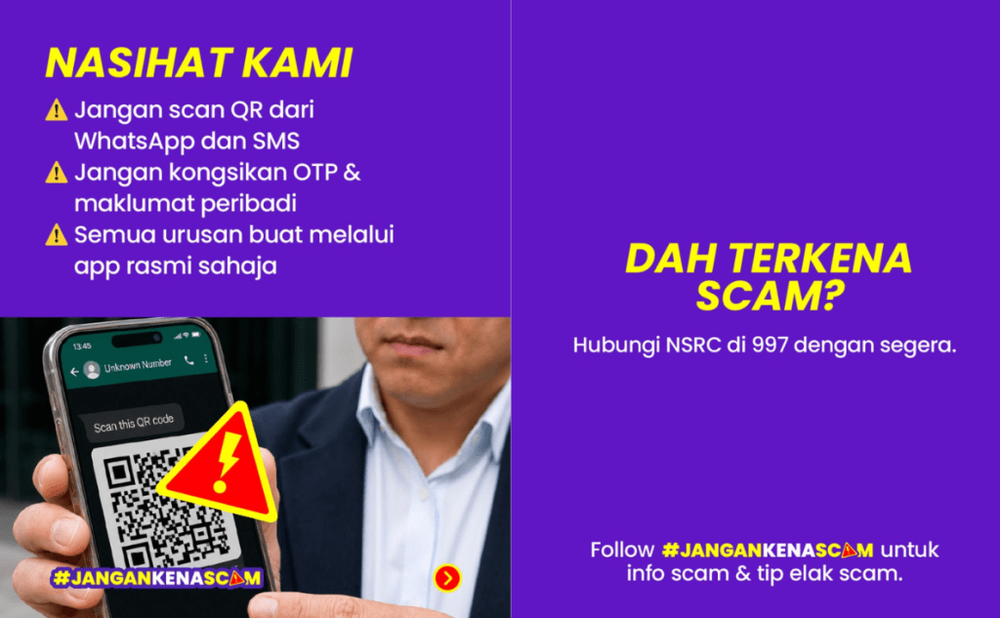 Image from: Diminta imbas QR, Maybank titip pesan hati-hati taktik ‘scam’ terkini