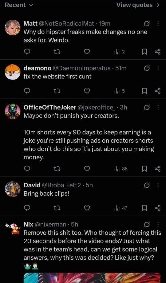 Image from: YouTube tampak kemas dan tersusun lepas kemaskini 3 perkara ini!