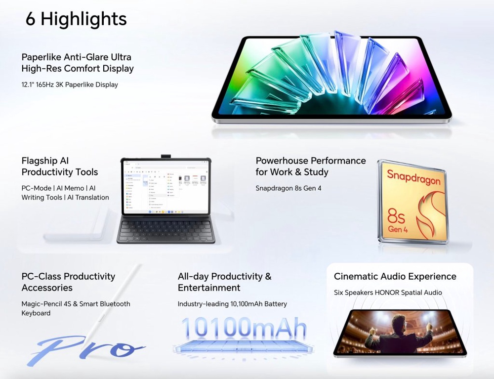 Image from: Siri Honor Pad 20 Malaysia: Tampil skrin 3K, bateri 10,100mAh & diskaun 15% untuk pelajar