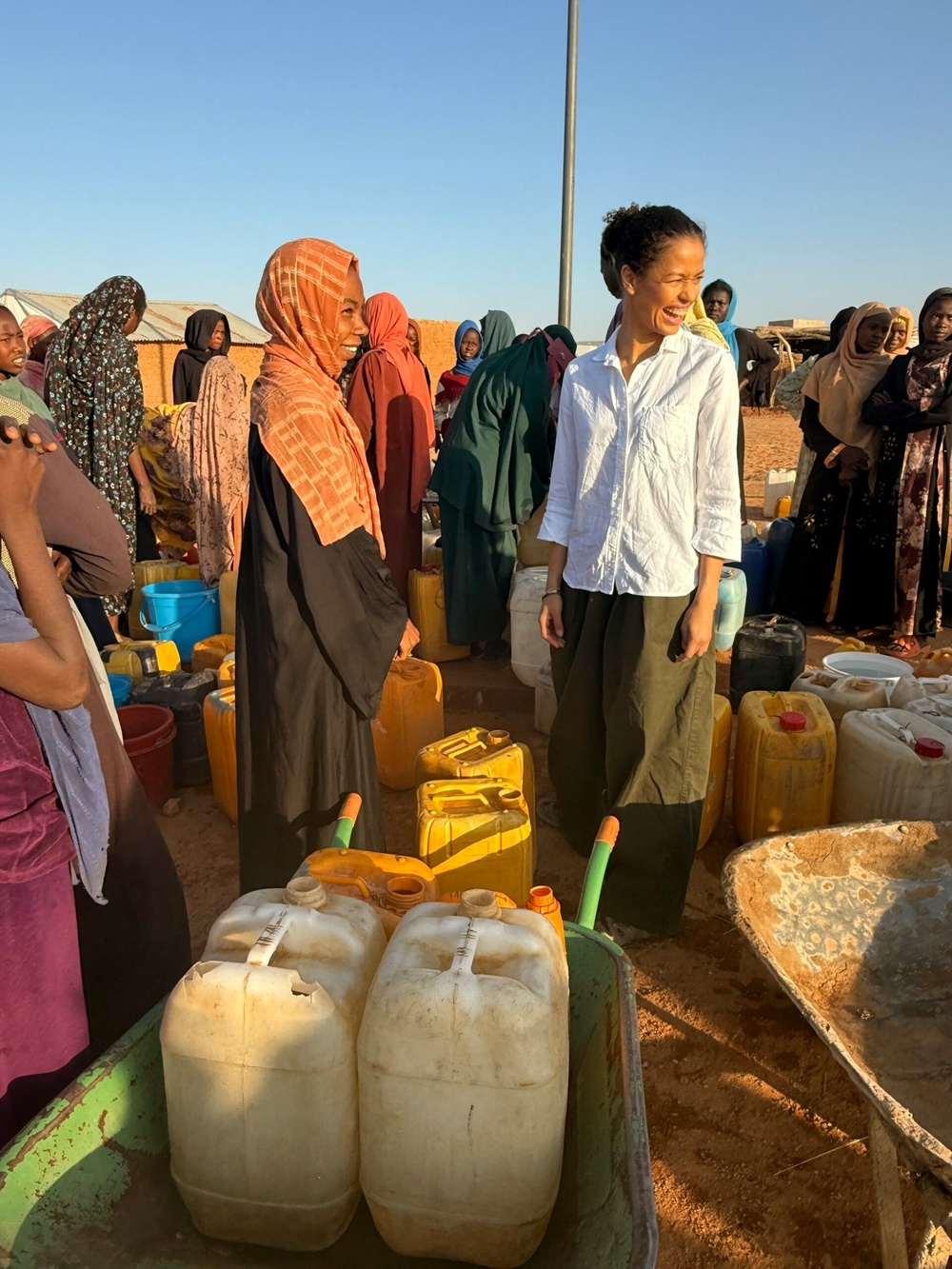 Image from: “Please Tell The World Our Story”: UNHCR Goodwill Ambassador Gugu Mbatha-Raw On The Crisis In Sudan