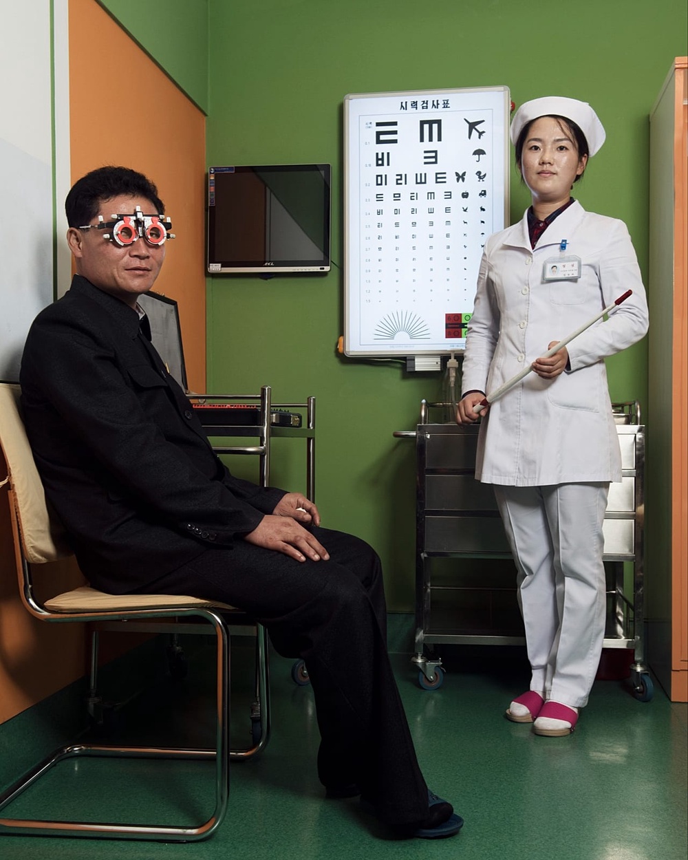 Stephan Gladieu's photograph '10', a part of his 'North Korea' series.