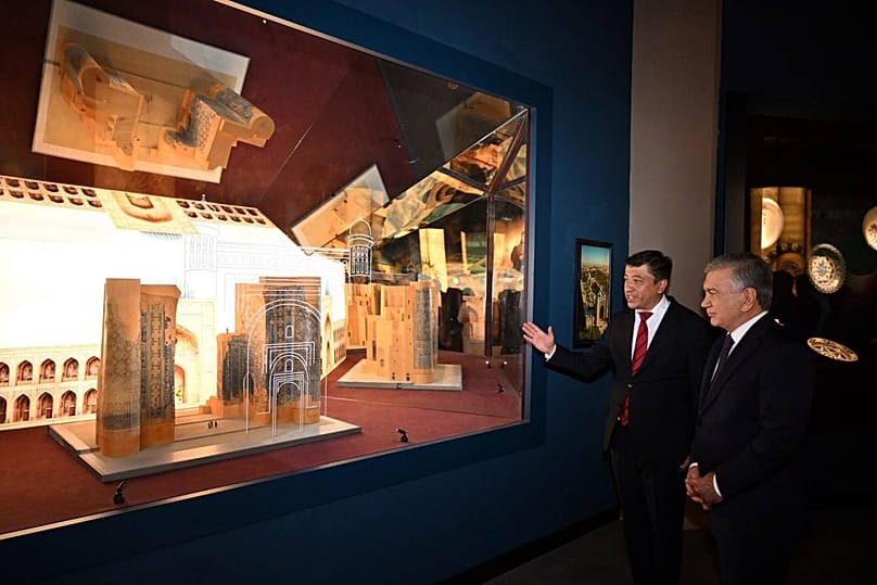 Uzbekistan President Shavkat Mirziyoyev visited the State Museum of the History of the Timurids