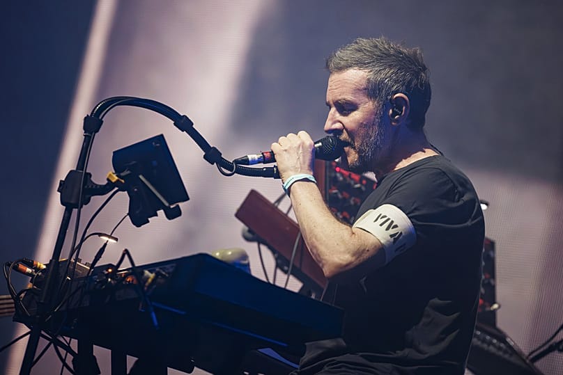 Robert Del Naja on stage - 2024