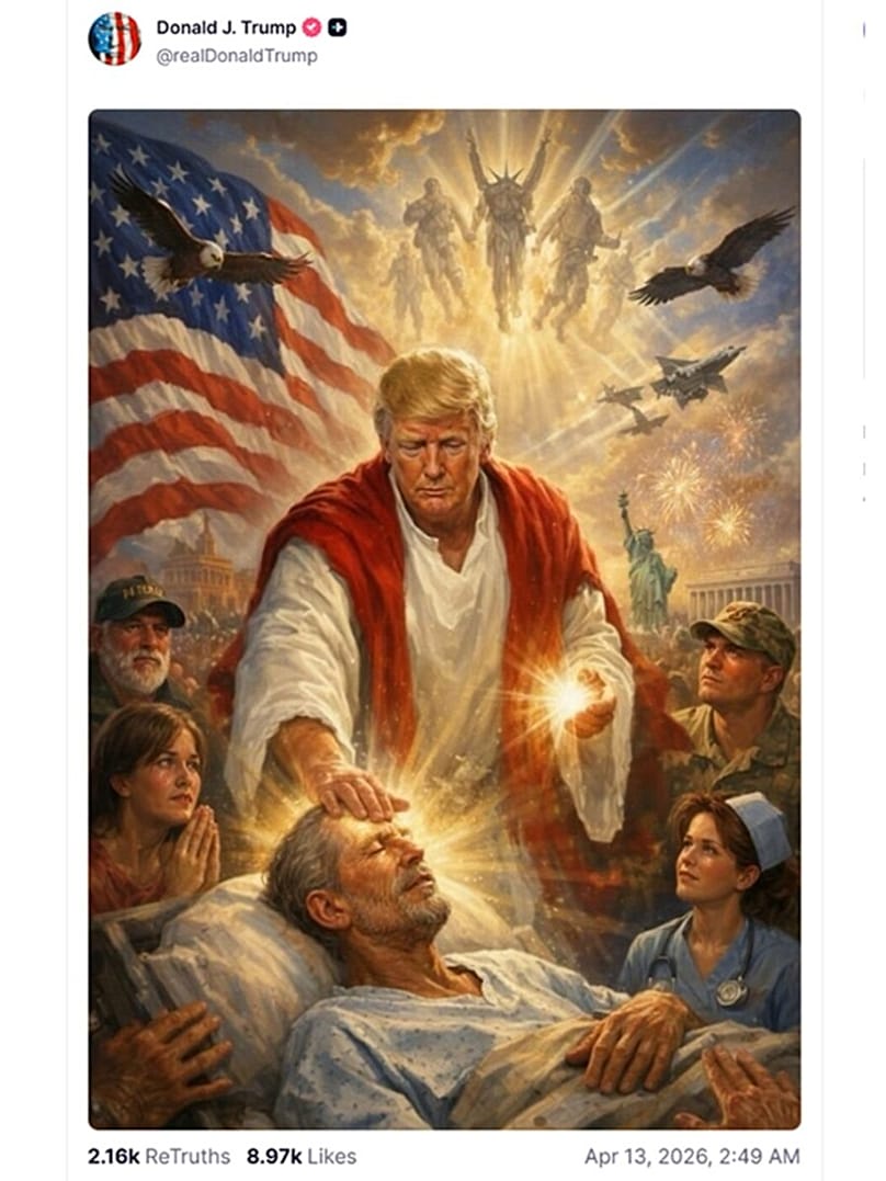 Trump's post