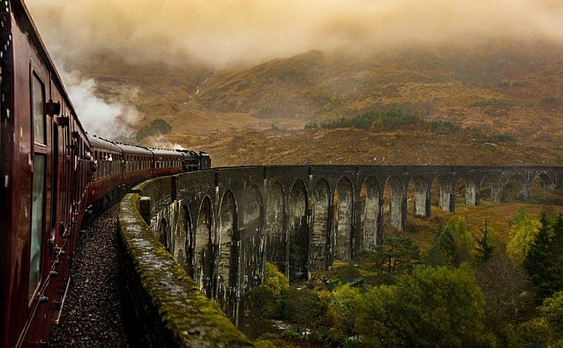 the Jacobite Steam Train runs seasonally along a portion of the route for a more nostalgic experience. 