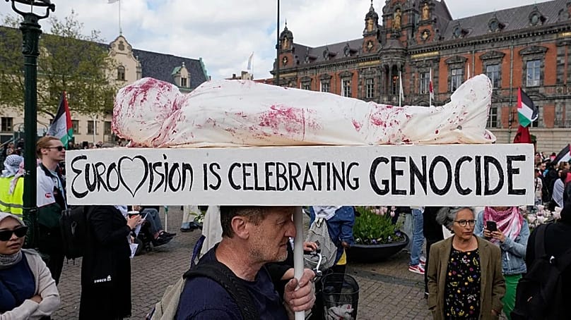 Eurovision protests against the participation of Israel