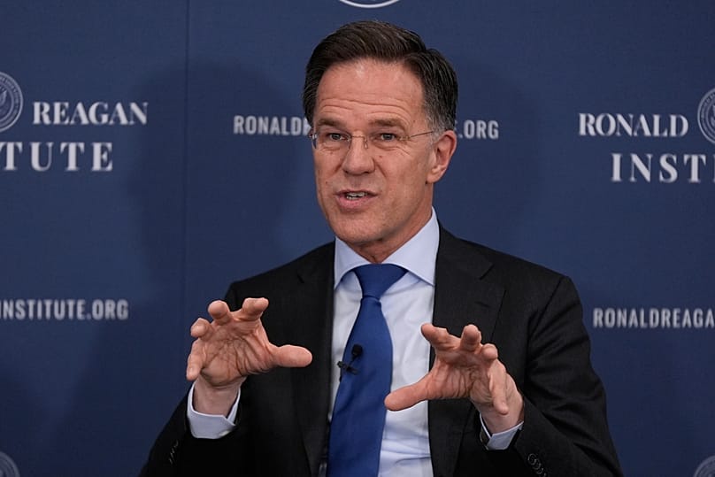 NATO Secretary General Mark Rutte speaks at the Ronald Reagan Institute in Washington, 9 April, 2026