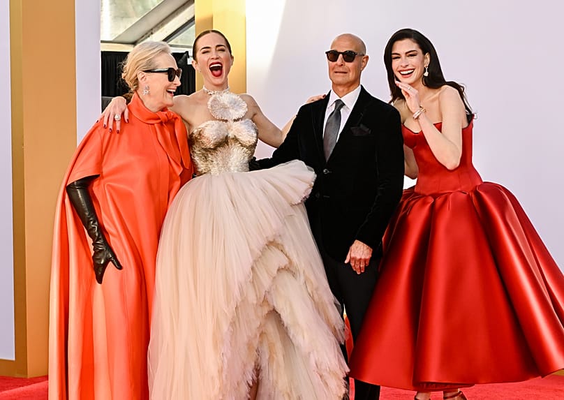 Meryl Streep, Emily Blunt, Stanley Tucci and Anne Hathaway at the New York world premiere of 'The Devil Wears Prada 2' - 20 April 2026