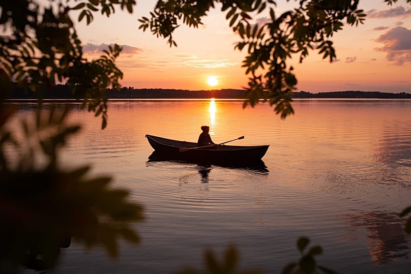 Image of a Finnish lake.