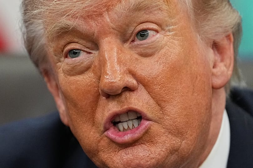 US President Donald Trump speaks to reporters in the Oval Office of the White House, 29 April, 2026