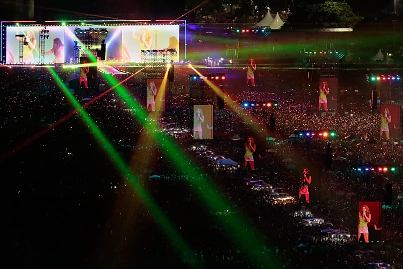 Two million people attended the assembly on Copacabana beach in Rio de Janeiro, 2 May 2026.