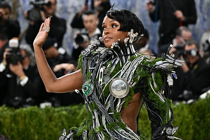Metropolis meet your match: Janelle Monae at the Met Gala's 