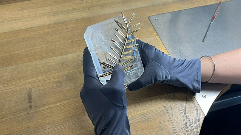 Ready for a close-up: this Palme d'or will be handed over to its lucky recipient at the climax of the Cannes Film Festival