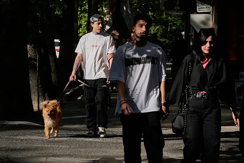Streets of north Tehran, 1 May 2026