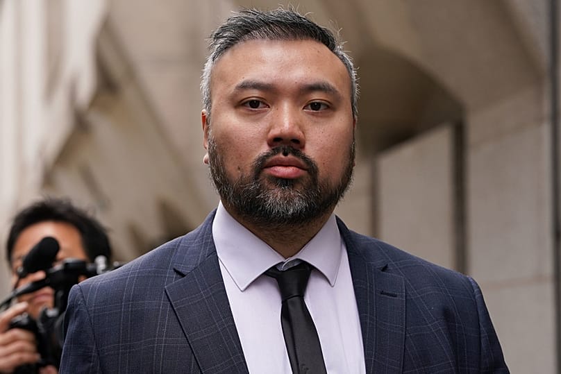 FILE - Peter Wai is seen outside the Old Bailey in London on May 24, 2024
