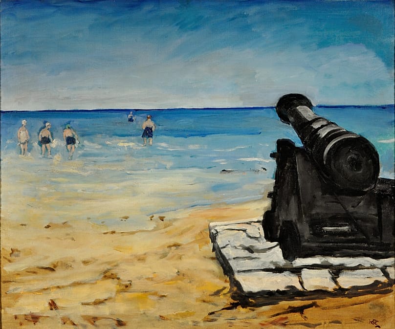 Sir Winston Churchill, The Beach at Walmer C316, 1938 America's National Churchill Museum at Westminster College, Fulton, Missouri 