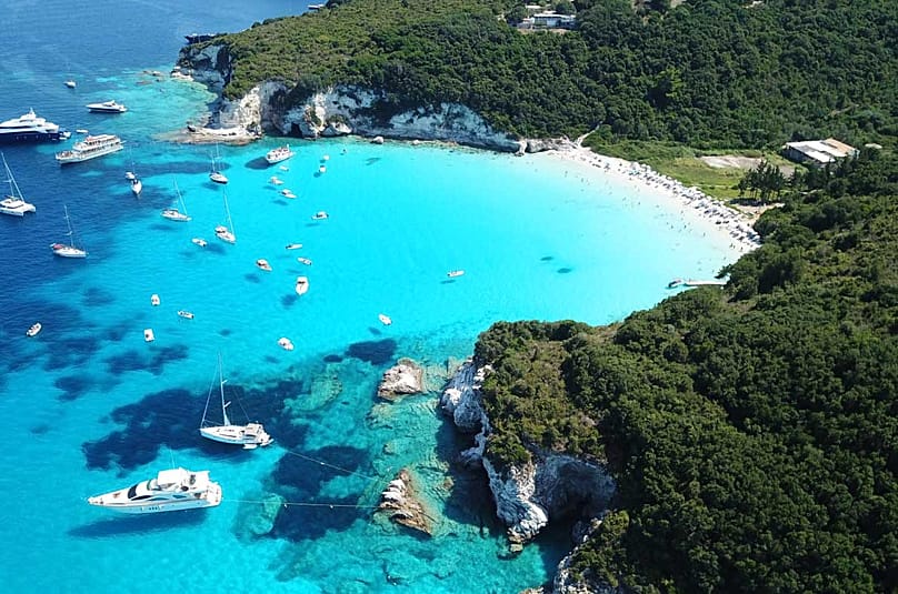 Voutoumi Beach was named the most beautiful in Europe