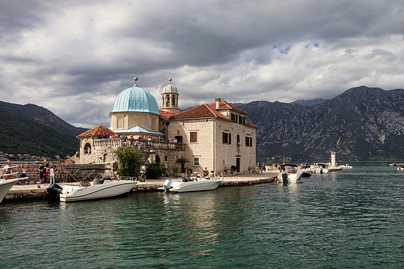A visit by boat to the Our Lady of the Rocks church is a must-do in Kotor