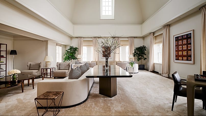 Inside the hotel’s penthouse 