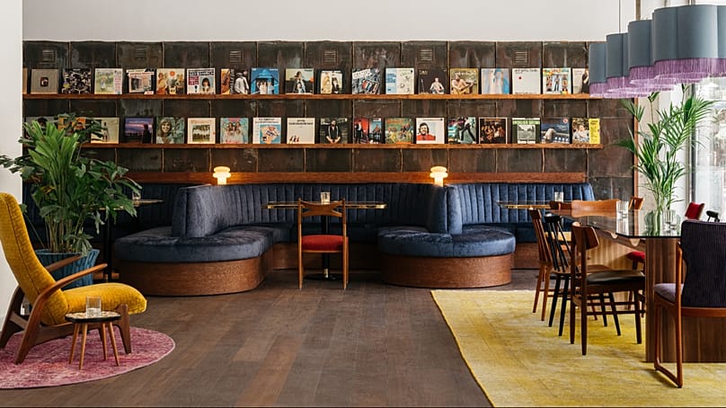 The lounge at Ruby Frida in Stockholm 