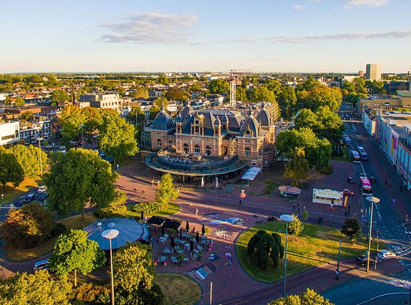 Arnhem is found on the eastern side of The Netherlands near the German border