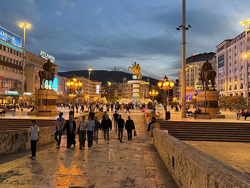 Macedonian Square, with its Alexander the Great statue, is the heart of the city