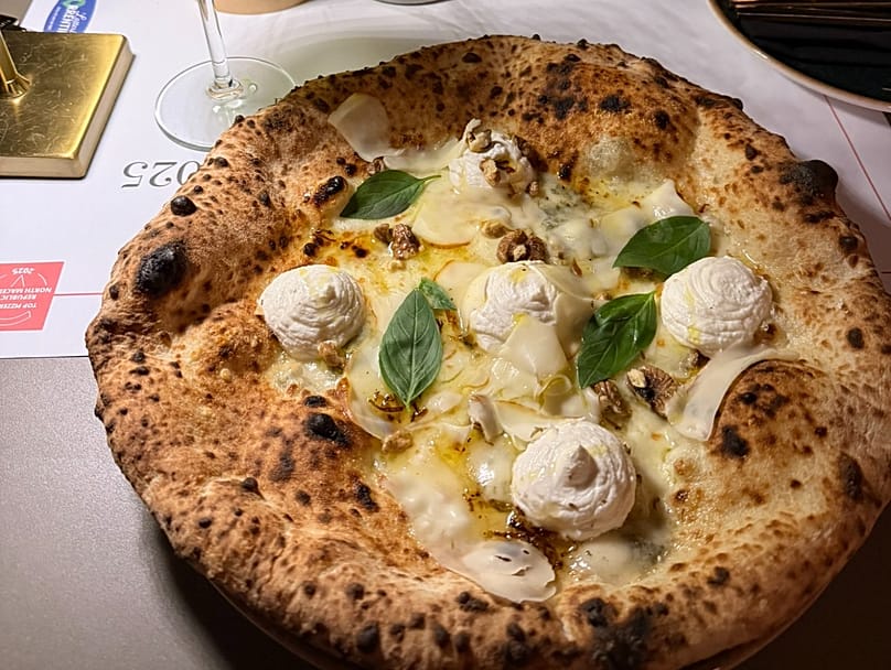 I will be thinking about this pizza from Matto Napoletano for the rest of my days