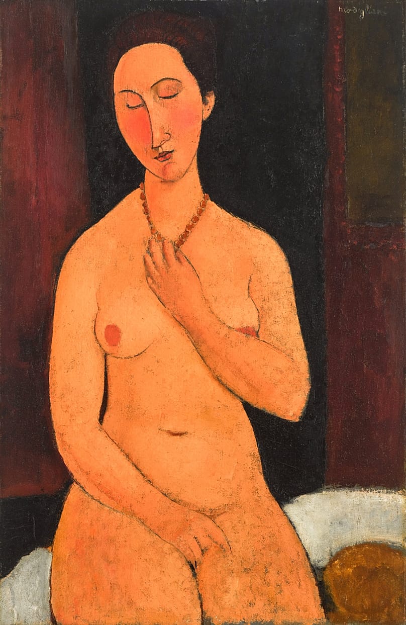 Amedeo Modigliani's 1917 nude Nu assis au collier