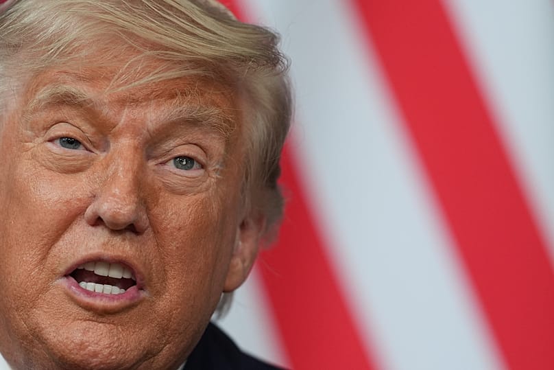 US President Donald Trump at the G7 summit in Evian, 17 June, 2026