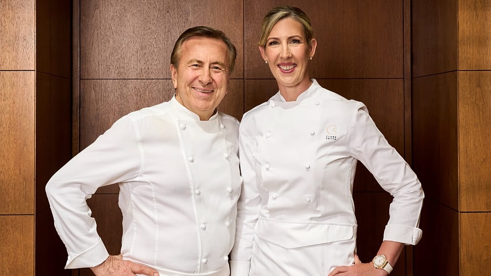 Chefs Daniel Boulud and Clare Smyth