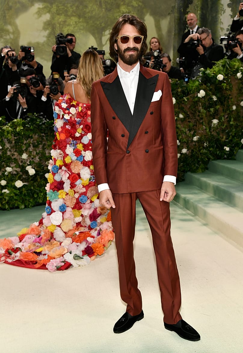 FILE. Leonardo Maria del Vecchio attends The Metropolitan Museum of Art's Costume Institute benefit gala in New York, 6 May 2024
