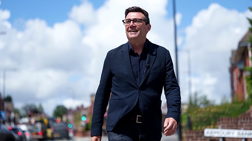 Burnham was ineligible to run for Labour Party leader until he was offered the chance to stand in a by-election and return to Westminster. 9 June, 2026.