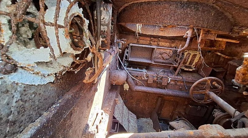 A look inside the StuG III discovered in Nordholz
