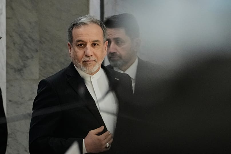 Iranian Foreign Minister Abbas Araghchi arrives to meet his Iraqi counterpart in Baghdad, 28 June, 2026