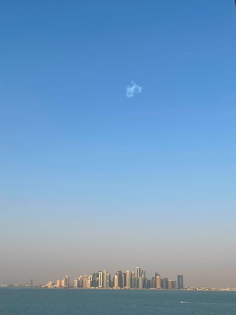 Qatar's air defence intercepted Iranian ballistic missiles above Doha