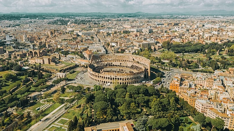 The Colosseum in Rome