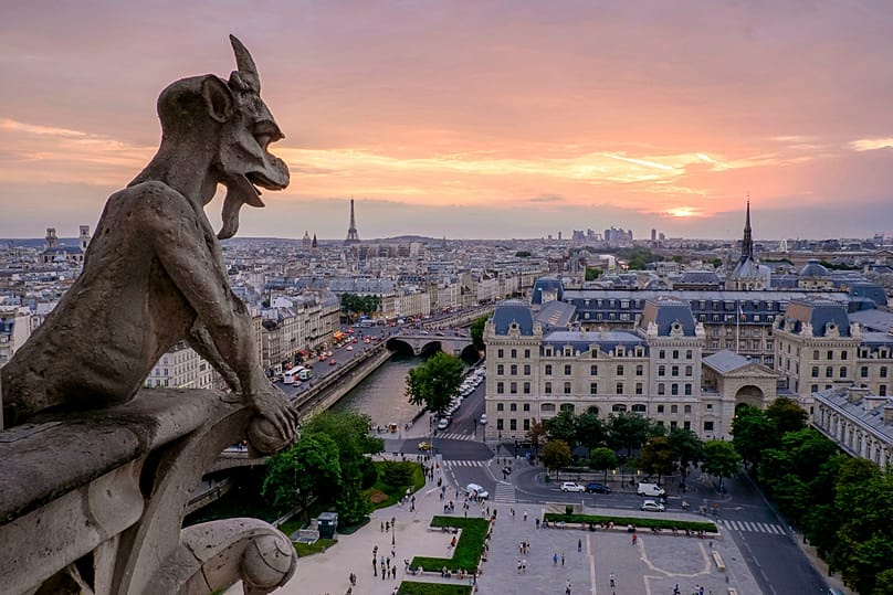 Sunrise over Paris